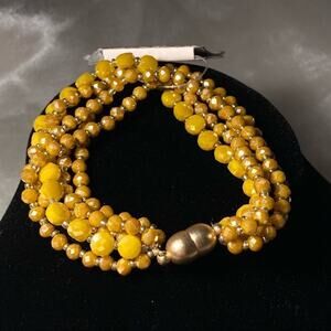 Avant- yellow multi layered bracelet